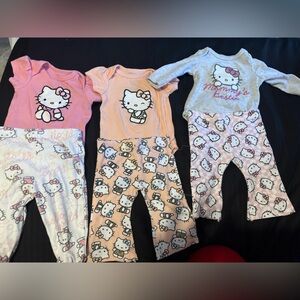 Hello Kitty Baby Onesie Set